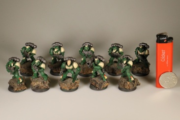 Warhammer 40k Dark Angel Tactical Squad x10 (Painted)