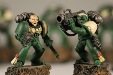 Warhammer 40k Dark Angel Tactical Squad x10 (Painted)