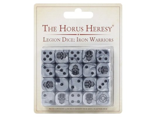 The Horus Heresy Iron Warriors Dice Set (предзаказ 2023, The Horus Heresy)