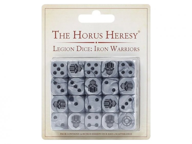 The Horus Heresy Iron Warriors Dice Set (предзаказ 2023, The Horus Heresy)