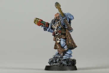 Warhammer 40k Space Wolves Rune Priest x1 (Metal, Painted)