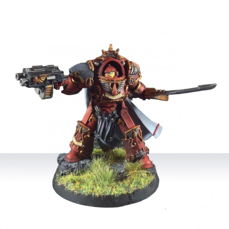 Warhammer 30k / 40k FW Blood Angels Praetor in Tartaros Armour (Pro-Painted)