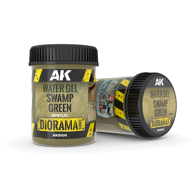 Краска AK Interactive Diorama. Water Gel: Swamp Green AK8006 (250 мл)