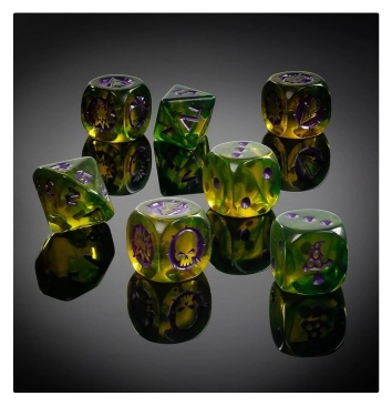 Blood Bowl Snotling Team Dice Pack