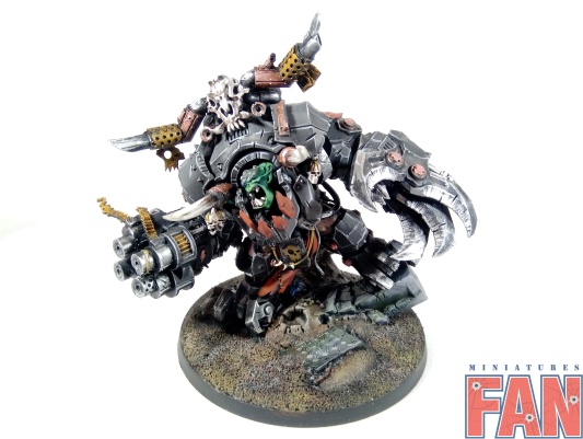Warhammer 40k Space Ork Warboss Ghazghkull Thraka and Makari (Pro-Painted)