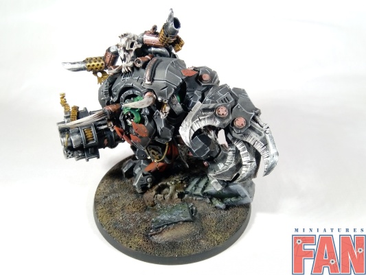 Warhammer 40k Space Ork Warboss Ghazghkull Thraka and Makari (Pro-Painted)