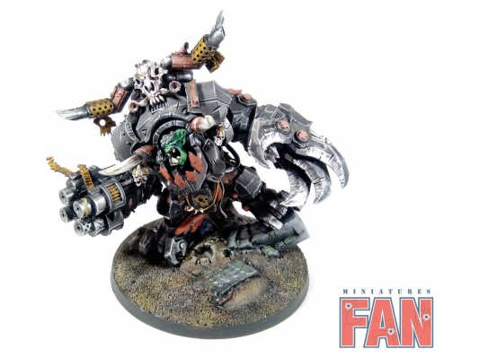 Warhammer 40k Space Ork Warboss Ghazghkull Thraka and Makari (Pro-Painted)
