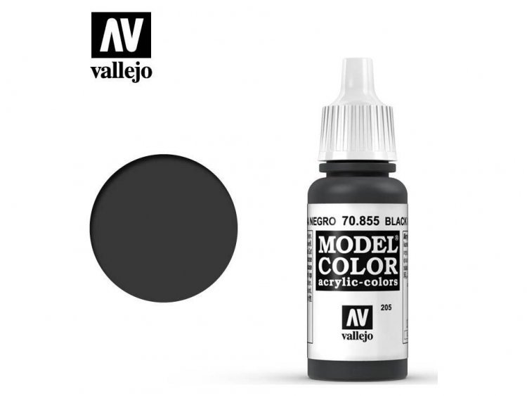 Краска Vallejo Model Color: Black Glaze 70.855