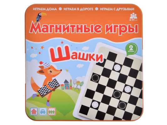 Магнитная игра &quot;Шашки&quot;