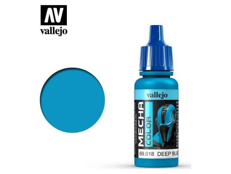 Краска Vallejo Mecha Color: Deep Blue 69.018