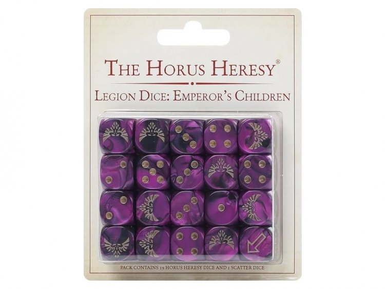 The Horus Heresy Emperor's Children Dice Set (предзаказ 2023)