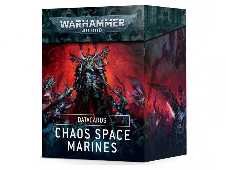 Chaos Space Marines Datacards (предзаказ 2022, Warhammer 40k)