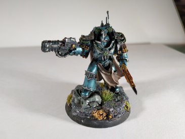 Warhammer 30k Alpha Legion Praetor in Cataphractii Terminator Armour Pro-Painted