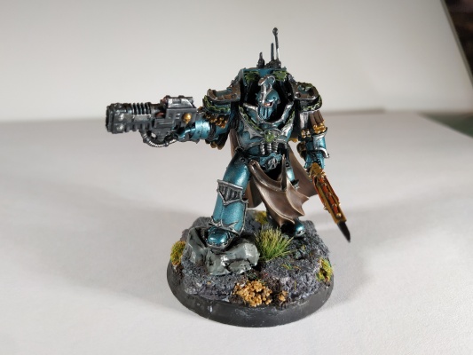 Warhammer 30k Alpha Legion Praetor in Cataphractii Terminator Armour Pro-Painted