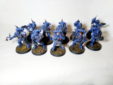 Warhammer 40k Space Marine Ultramarines Primaris Infiltrators x10 (Pro-Painted)