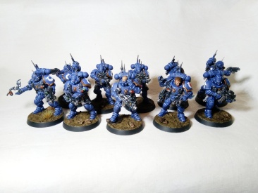 Warhammer 40k Space Marine Ultramarines Primaris Infiltrators x10 (Pro-Painted)