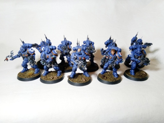 Warhammer 40k Space Marine Ultramarines Primaris Infiltrators x10 (Pro-Painted)