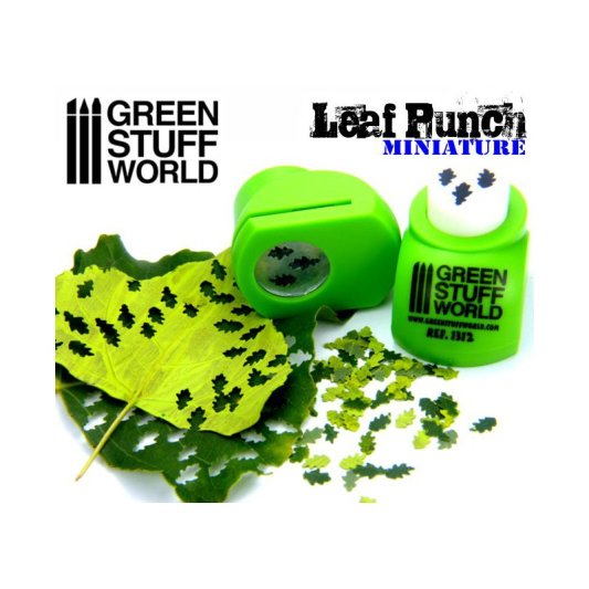 Miniature Leaf Punch LIGHT GREEN