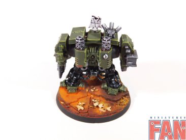 Warhammer 40k Dark Angels Space Marines Dreadnaught (Pro-Painted)
