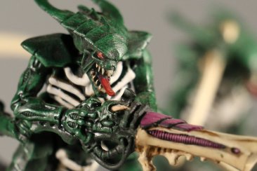 Warhammer 40K Tyranid Warriors x3 (Painted)