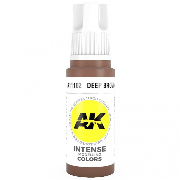 Краска AK Interactive Intense: Deep Brown (17 мл)