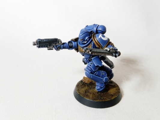Warhammer 40k Space Marine Primaris Assault Intercessors x5 (Pro-Painted)