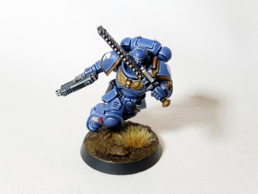 Warhammer 40k Space Marine Primaris Assault Intercessors x5 (Pro-Painted)