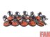 Warhammer 40k Necron Warriors x10 (Pro-Painted Black)