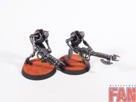 Warhammer 40k Necron Warriors x10 (Pro-Painted Black)