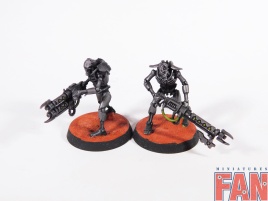 Warhammer 40k Necron Warriors x10 (Pro-Painted Black)