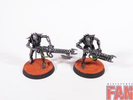 Warhammer 40k Necron Warriors x10 (Pro-Painted Black)