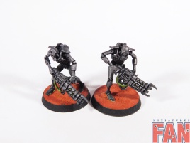 Warhammer 40k Necron Warriors x10 (Pro-Painted Black)