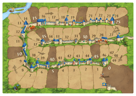 Настольная игра Каркассон. Юбилейное издание