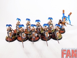 Warhammer Age of Sigmar Lumineth Realm-Lords Vanari Auralan Wardens x10 (Pro-Painted)