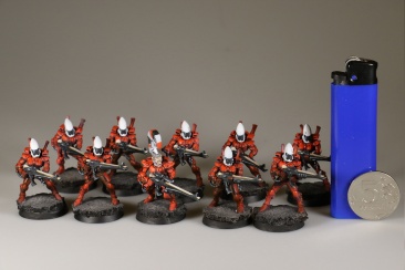 Warhammer 40K Eldar Guardians #1 x10 (99120104018) (Painted)