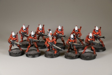 Warhammer 40K Eldar Guardians #1 x10 (99120104018) (Painted)