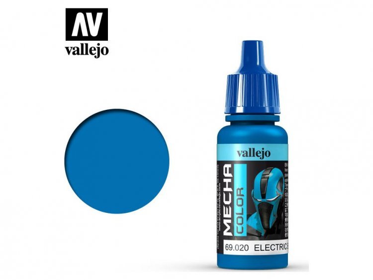 Краска Vallejo Mecha Color: Electric Blue 69.020