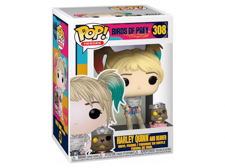 Фигурка Funko POP! Heroes. Birds of Prey: Harley Quinn and Beaver