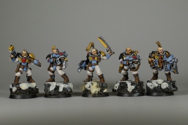 Warhammer 40000 Space Wolves Scout Squad x5 (Painted)