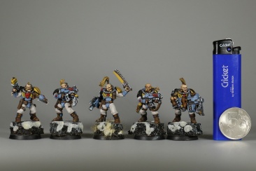 Warhammer 40000 Space Wolves Scout Squad x5 (Painted)