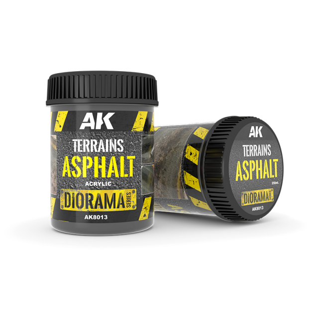 Краска AK Interactive Diorama. Terrains: Asphalt AK8013 (250 мл)