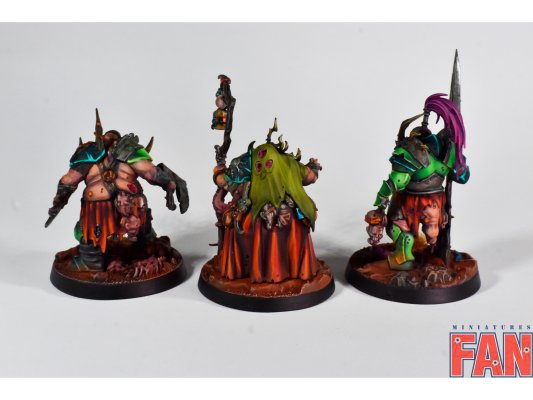 Maggotkin of Nurgle The Wurmspat x3 (Pro-Painted, Warhammer Age of Sigmar Underworlds)