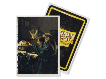 Протекторы Dragon Shield (100 шт., 63x88 мм): с рисунком The Astronomer