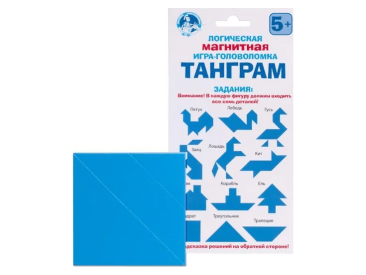 Игра магнитная головоломка &quot;Танграм&quot; (3х20шт) европодвес