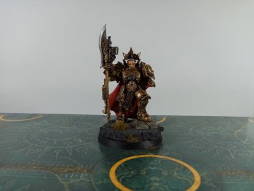 Warhammer 30k / 40k Legio / Adeptus Custodes Shield Captain (Pro-Painted)
