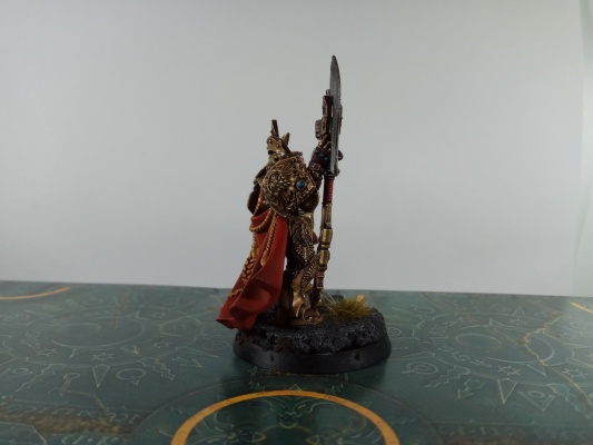 Warhammer 30k / 40k Legio / Adeptus Custodes Shield Captain (Pro-Painted)