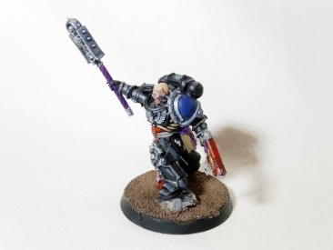 Warhammer 40000 Space Marine Primaris Chaplain (Pro-Painted)
