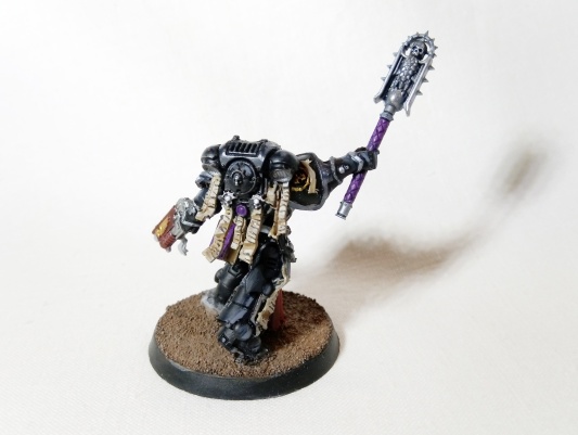 Warhammer 40000 Space Marine Primaris Chaplain (Pro-Painted)