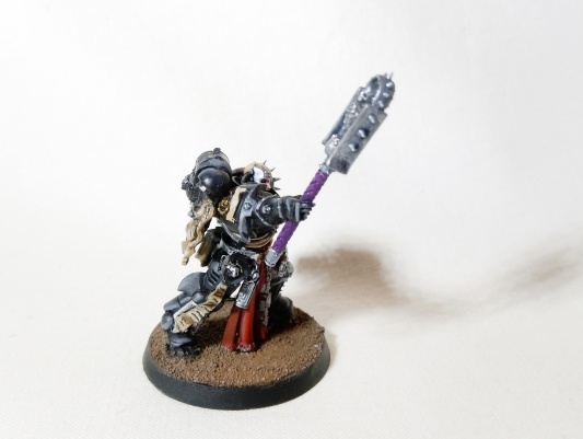 Warhammer 40000 Space Marine Primaris Chaplain (Pro-Painted)