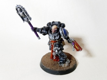 Warhammer 40000 Space Marine Primaris Chaplain (Pro-Painted)